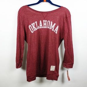 NWT Oklahoma Collegiate Licensed Long Sleeve Tee